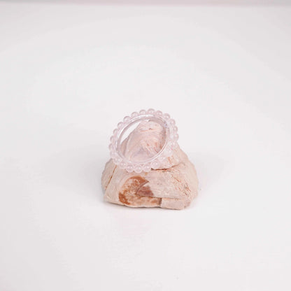 Rose Quartz Bracelet 7mm | Natural Crystal Beads for Love & Harmony
