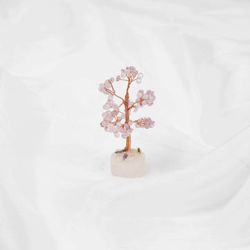 Rose Quartz Crystal Tree | Love | Healing