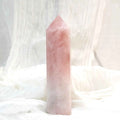 Rose Quartz Tower for Love, Harmony & Heart-Centered Energy