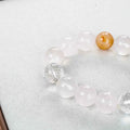 Rose Quartz Theme Bracelet with Fanta Quartz & Lavender Amethyst - Love, Joy & Intuition