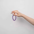 Natural Amethyst Bead Bracelet | Crystal Jewelry for Spiritual Growth | Calmness | Protection | Emotional