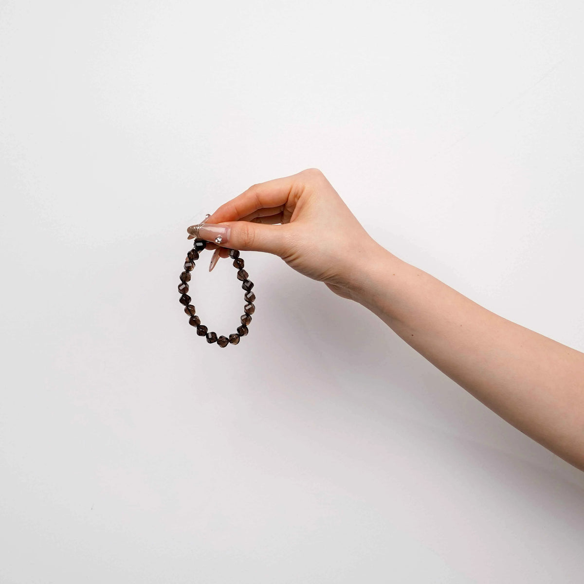 Natural Smoky Quartz Bracelet | for Stability | Calmness | Grounding Energy