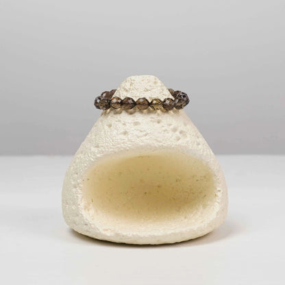 Natural Smoky Quartz Bracelet | for Stability | Calmness | Grounding Energy