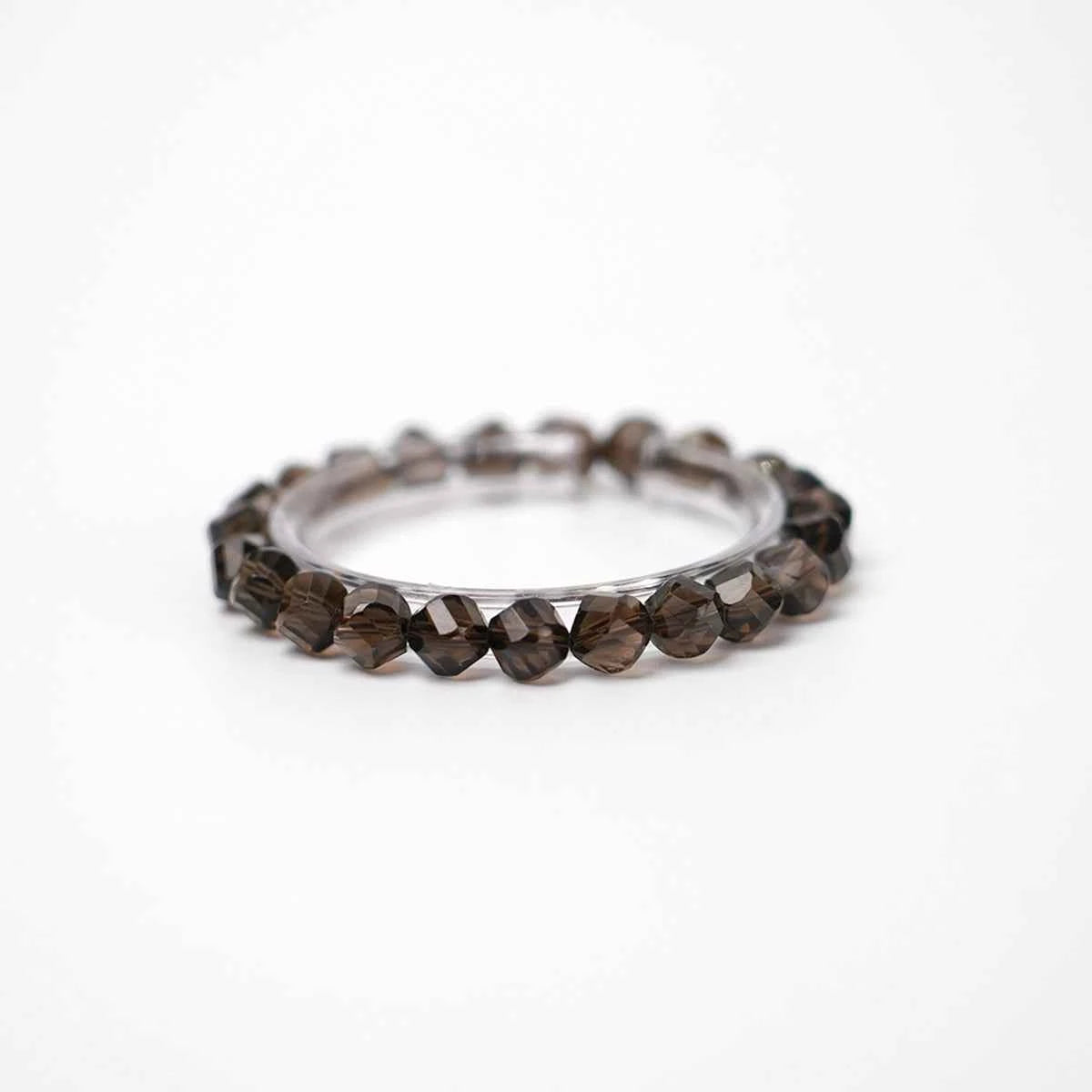 Natural Smoky Quartz Bracelet | for Stability | Calmness | Grounding Energy