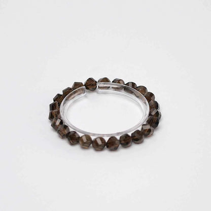 Natural Smoky Quartz Bracelet | for Stability | Calmness | Grounding Energy
