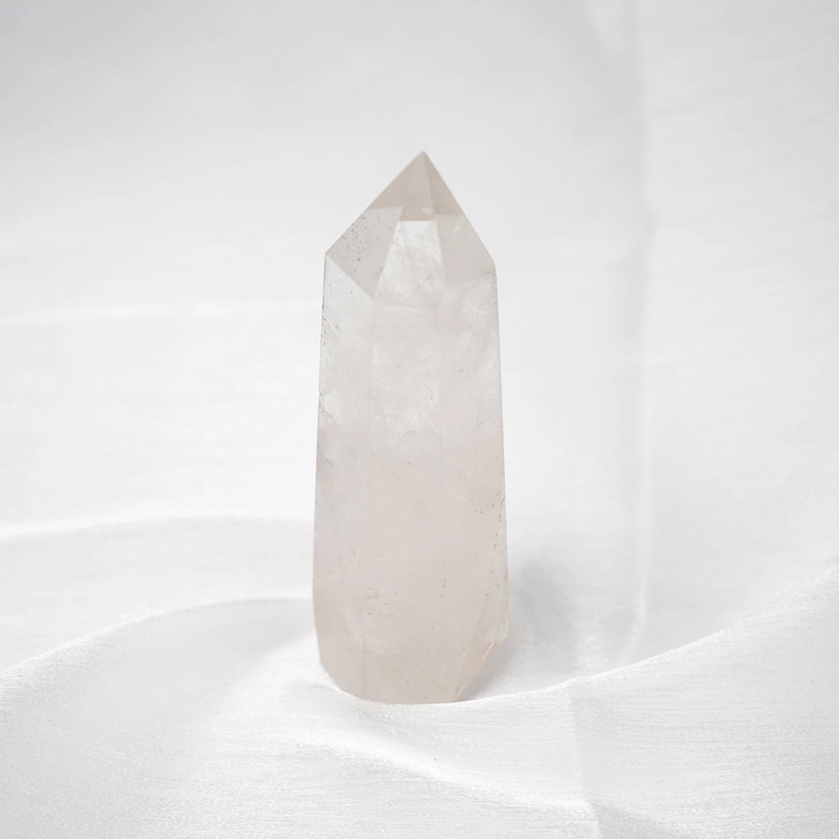 Clear Quartz Point -Strengthens Affirmations