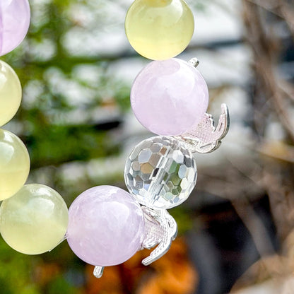Fluorite & Lavender Amethyst Bracelet by Luananio – product detail 4