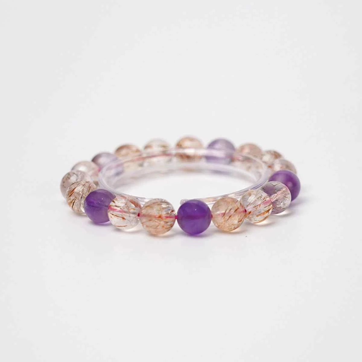 Super Seven Crystal Bracelet  | for Chakra Alignment | Resonating with | All Seven Chakras | Spiritual Balance